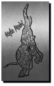 Mandala Elephant Tattoo Flash